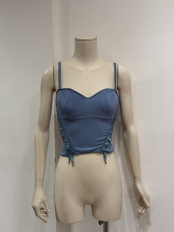 2004 Christian Dior by Galliano lace-up corset top