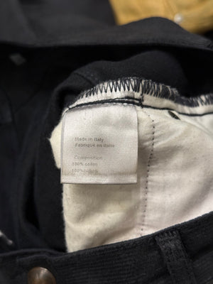 A/W2003 Dior by Hedi Slimane corduroy waxed jeans