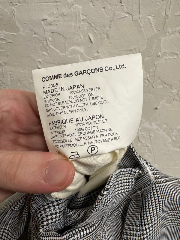 2011 Comme des Garçons checkered zipper jacket