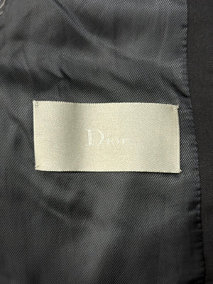 S/S2007 Dior by Hedi Slimane high collar zip up bomber jacket
