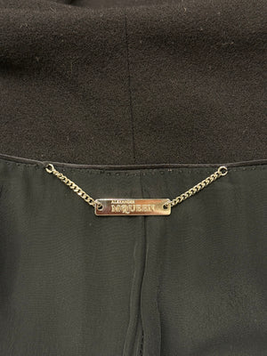 2010 Alexander McQueen draped pocket jacket