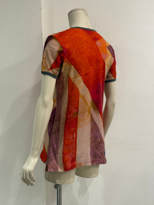 1990s Vivienne Westwood abstract union flag t-shirt