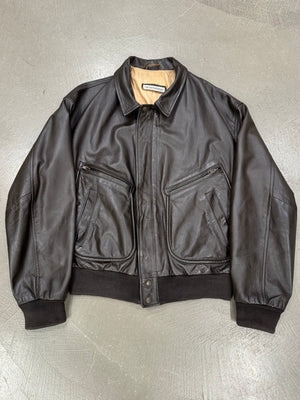 1990s Emporio Armani aviator bomber jacket