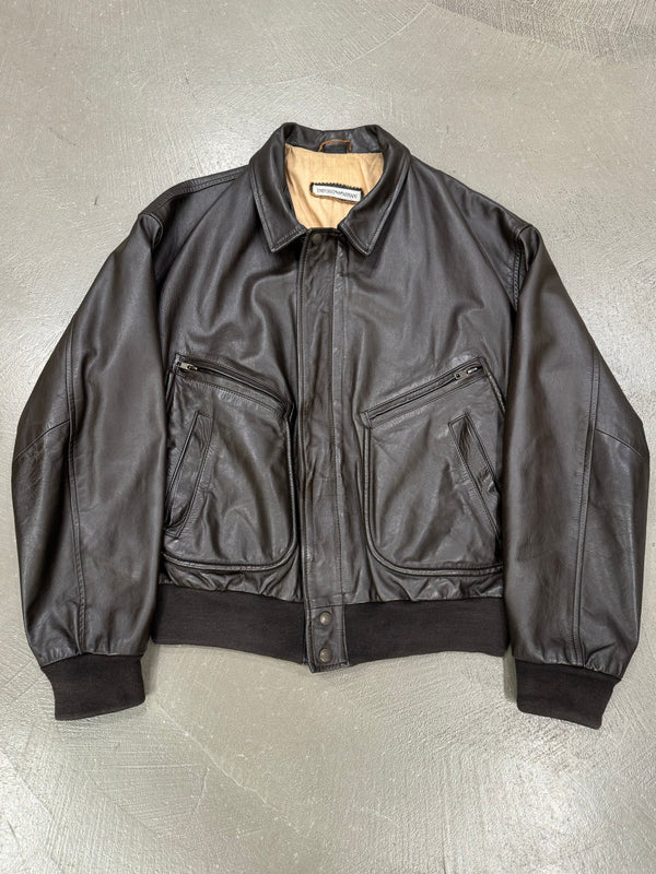 1990s Emporio Armani aviator bomber jacket