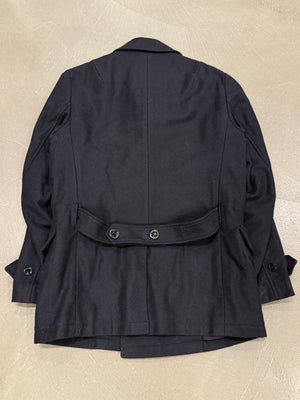 2011 Yves Saint Laurent double breasted peacoat