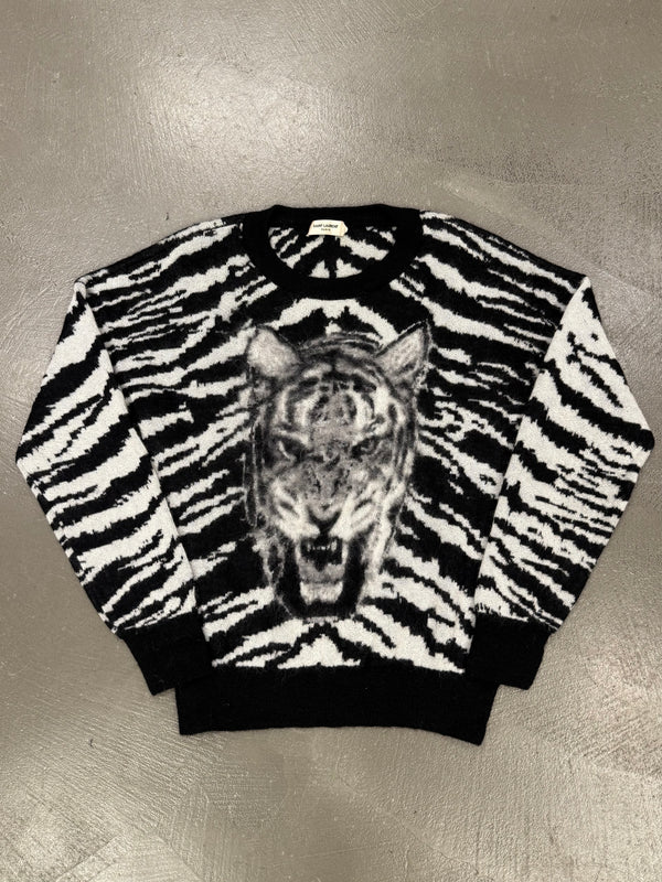 2015 Saint Laurent Paris by Hedi Slimane tiger stripe knit
