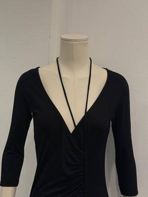 2008 Maison Margiela 2-in-1 ruched midi dress