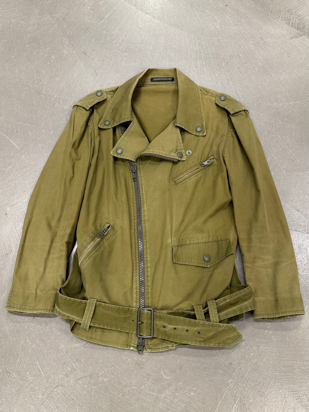 S/S2013 Yohji Yamamoto military biker jacket