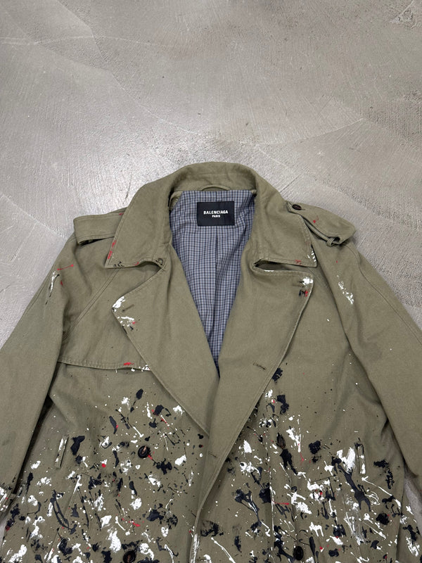 S/S2022 Balenciaga artist oversized trench coat