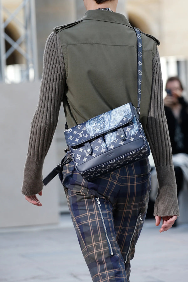 2017 Louis Vuitton x Chapman Brothers Savannah canvas Keepall 45