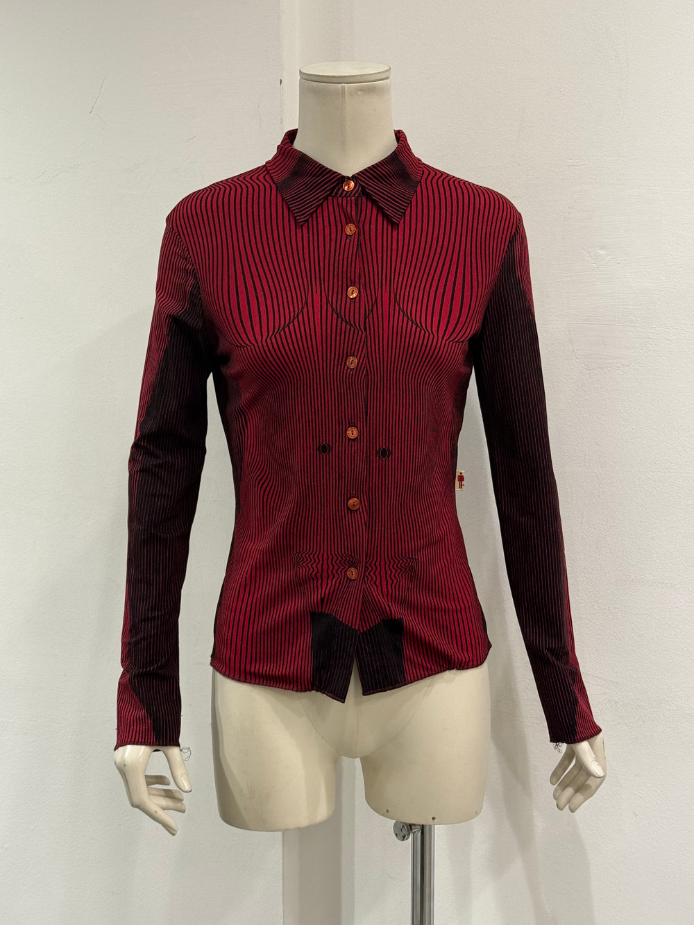 S/S1996 Jean Paul Gaultier "Cyberbaba" Trompe L'Oeil shirt