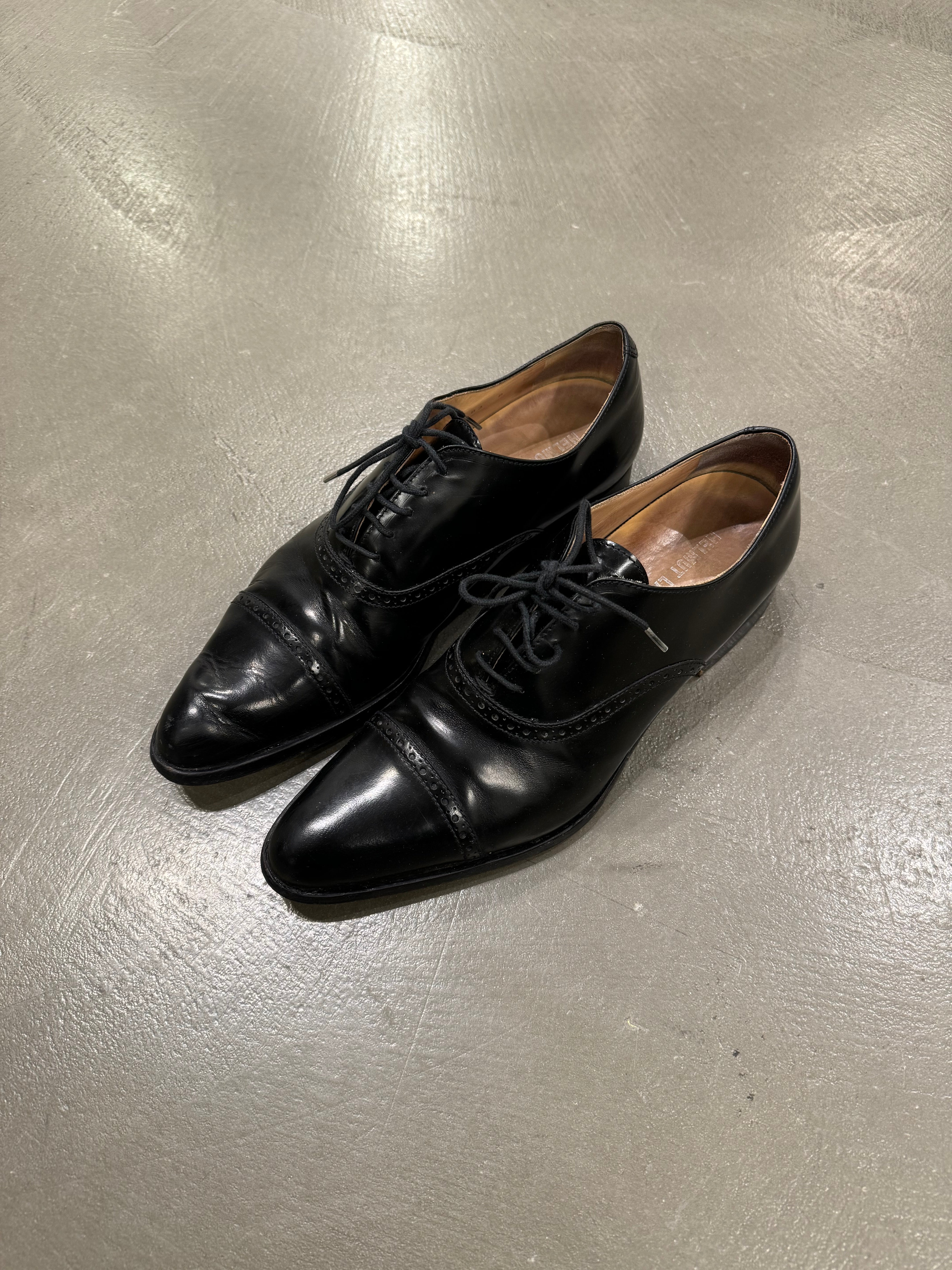 2000s Helmut Lang elegant derby shoes