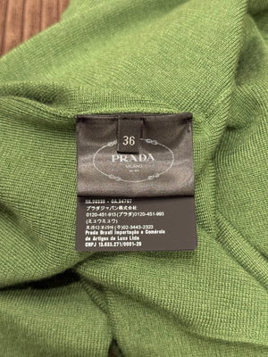 2018 Prada cropped knit cardigan