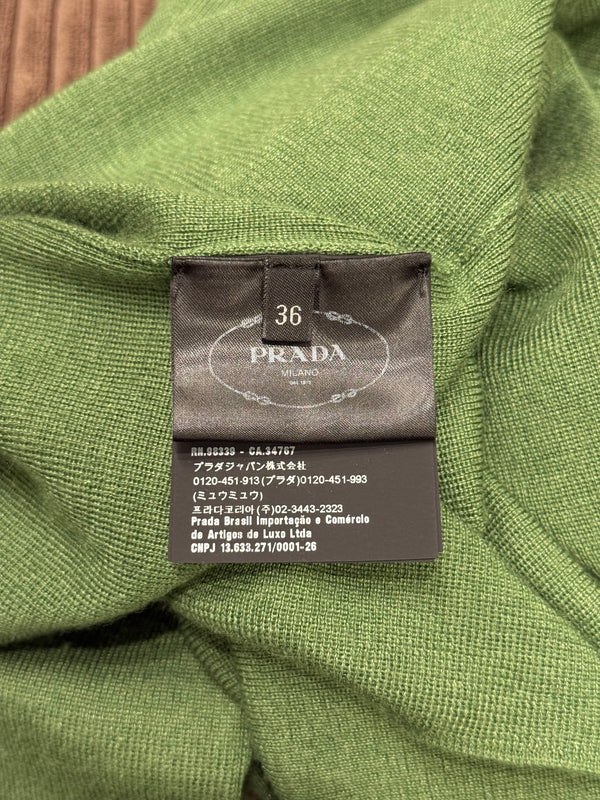 2018 Prada cropped knit cardigan