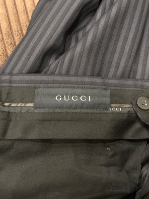 2000s Gucci by Tom Ford pinstripe tailored trousers