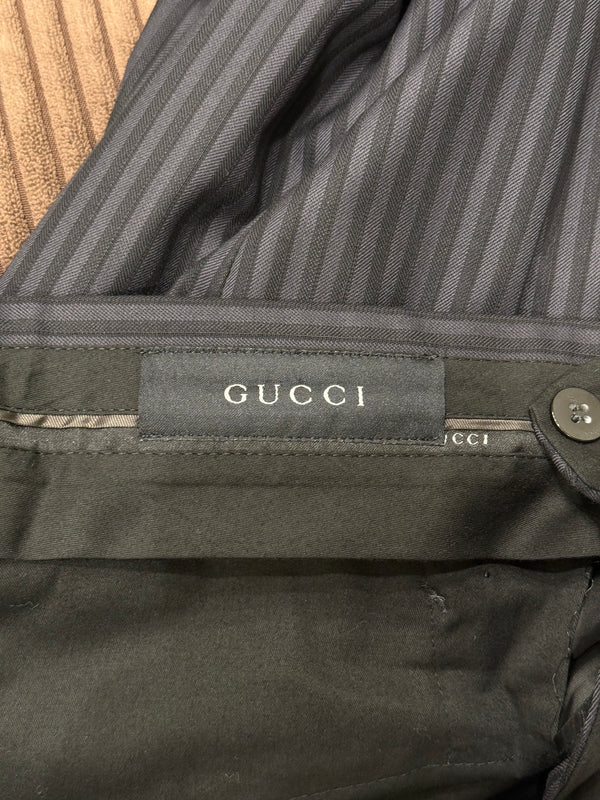 2000s Gucci by Tom Ford pinstripe tailored trousers