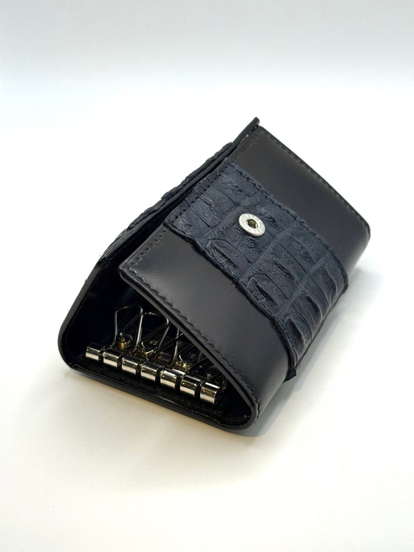 2000s Roberto Cavalli real crocodile key holder