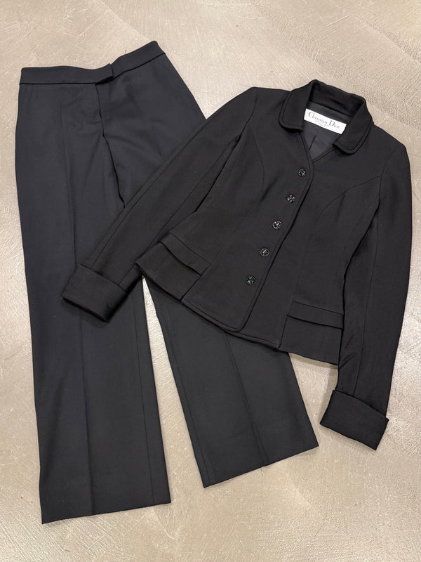 A/W2006 Christian Dior by John Galliano tailored blazer and trousers suit