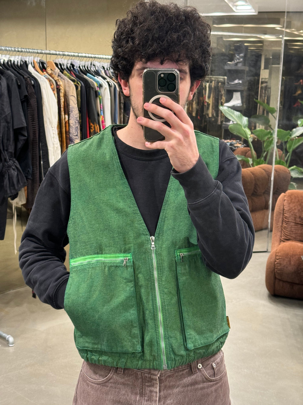 1980s Giorgio Armani cargo vest