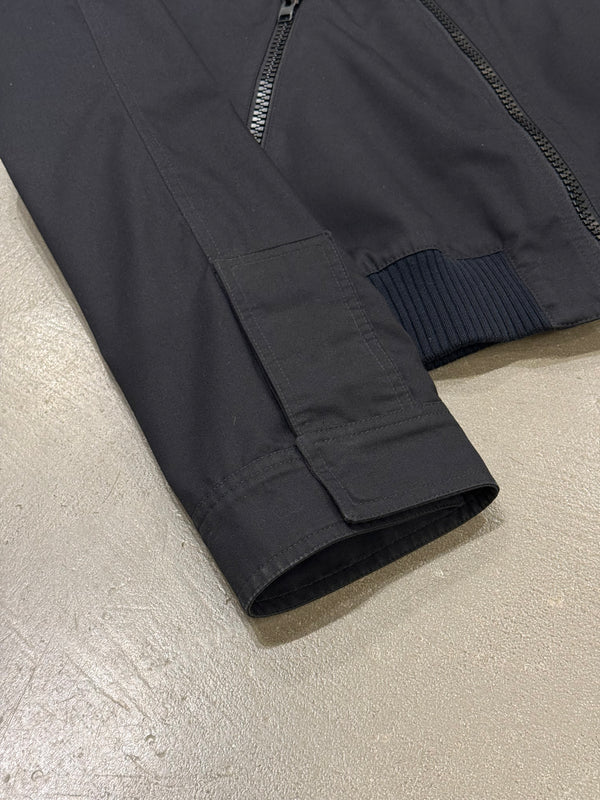 S/S2007 Dior by Hedi Slimane high collar zip up bomber jacket