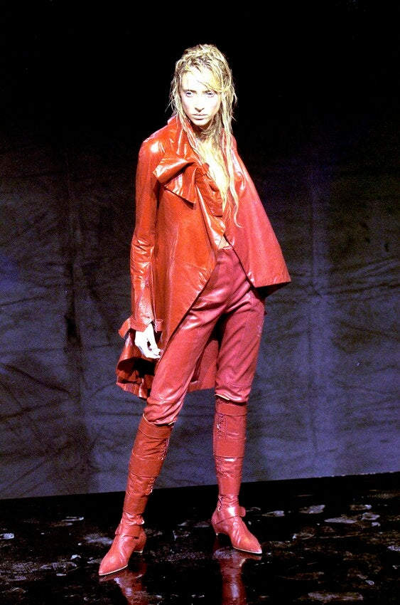 S/S2000 Christian Dior by John Galliano runway asymmetric duster jacket