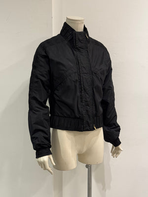 2004 Gucci by Tom Ford technical nylon paneled bomber jacket