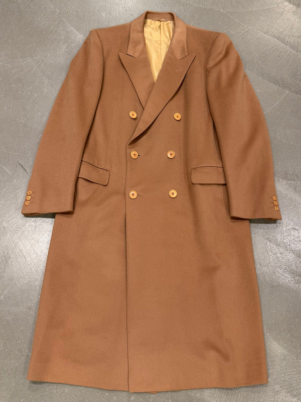 1990s Yves Saint Laurent double breasted cachemire long coat