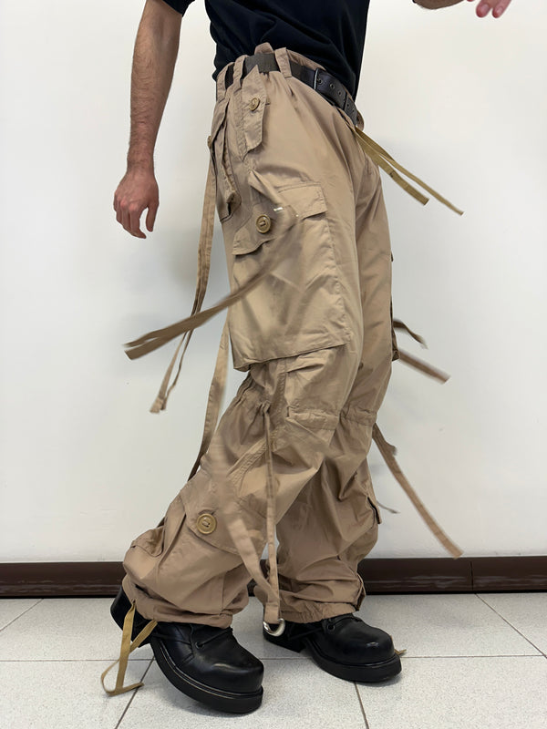 SS2003 Dolce & Gabbana parachute bondage cargo pants