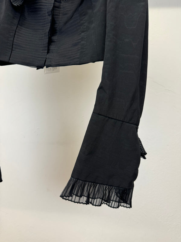 S/S 2007 Alexander McQueen evening jacket with pleated details
