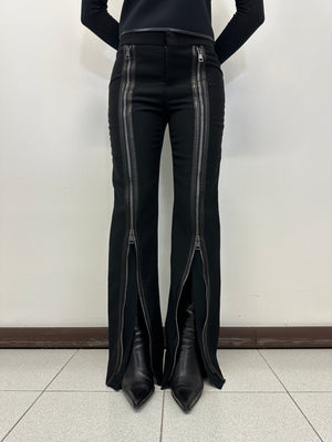 FW2001 Gucci by Tom Ford zipper runway leather pants