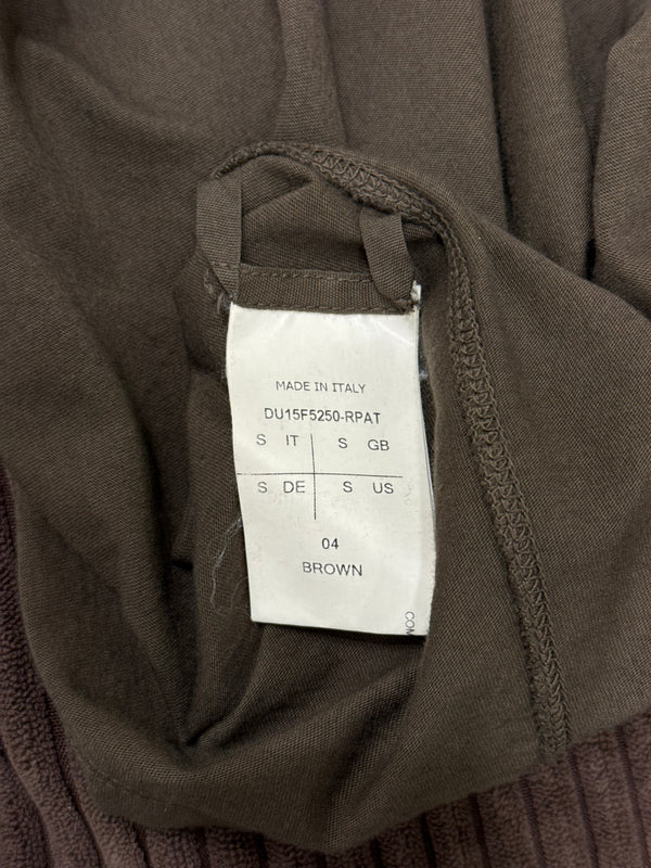 2010s Rick Owens DRKSHW horse patch tunic t-shirt