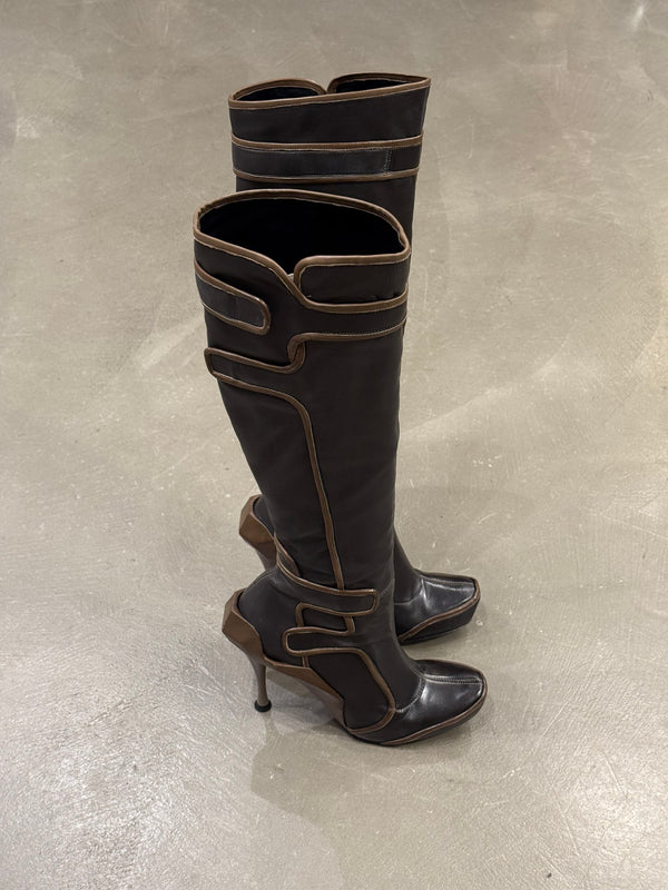 A/W2008 Celine runway high moto boots