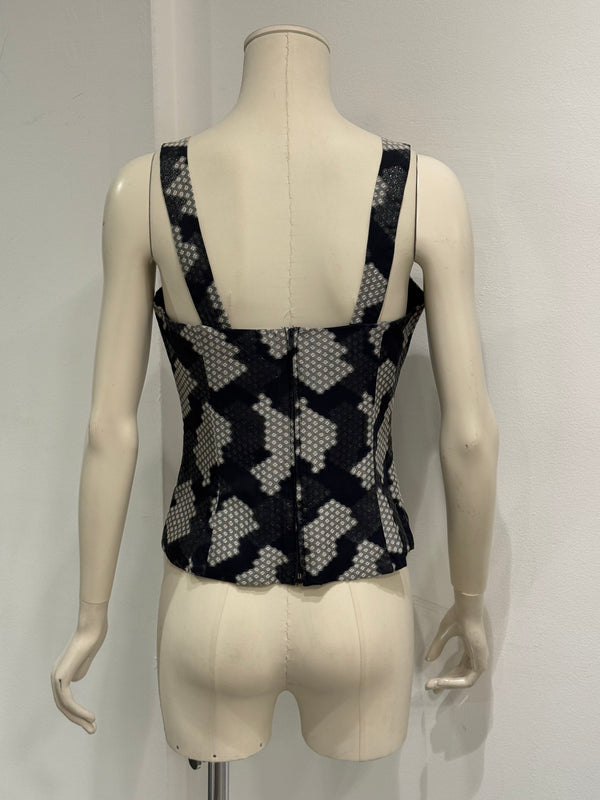 1980s Christian Dior silk corset