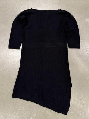 1990s Maison Margiela asymmetric hem fitted dress