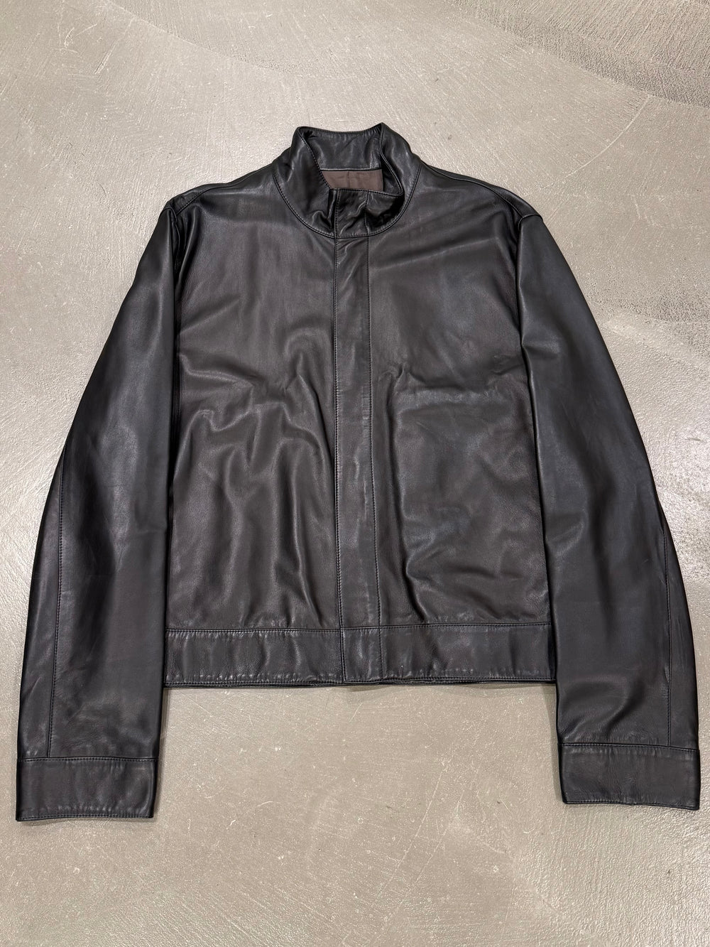 2000s Loewe leather jacket