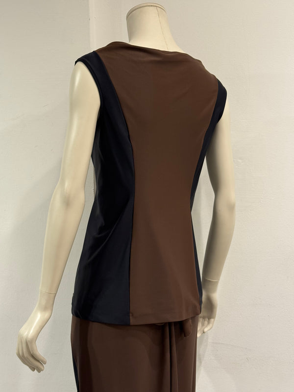 2000s Fendi stretch top and long skirt set