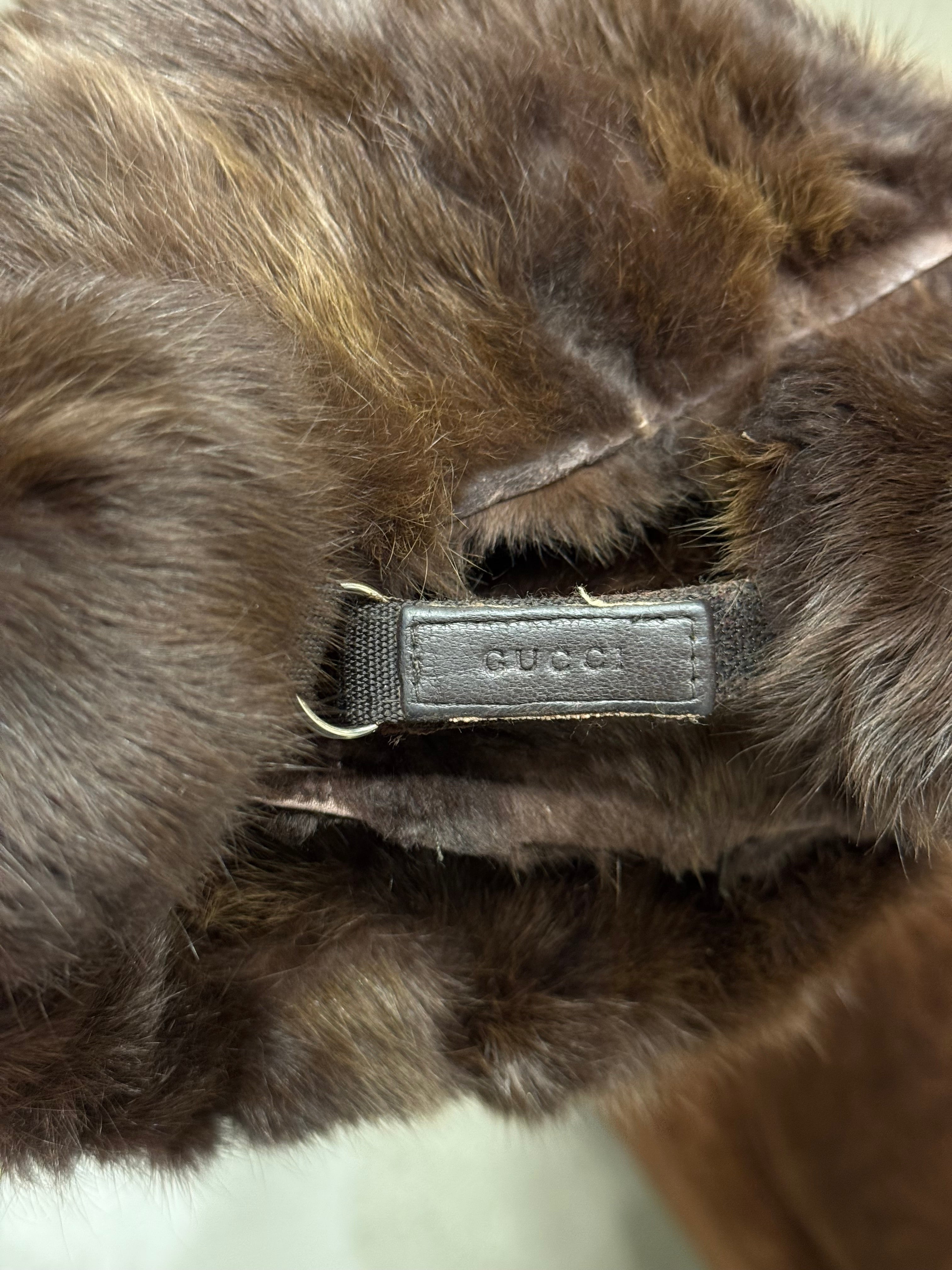 2001 Gucci by Tom Ford real fur hat