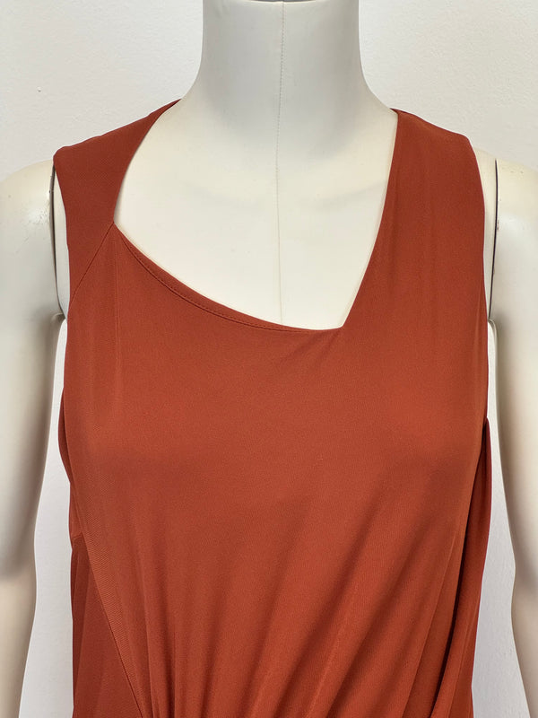 2011 Balenciaga asymmetrical deconstructed draped dress