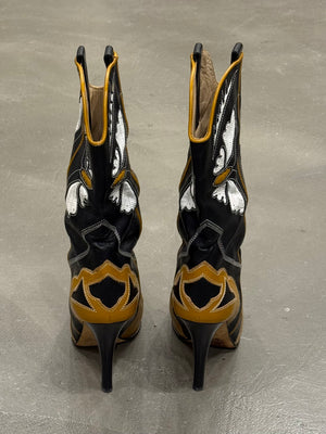 2000s Dolce & Gabbana runway western cowboy boots