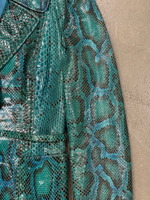 A/W2011 Gucci by Frida Giannini “90th anniversary” python runway coat