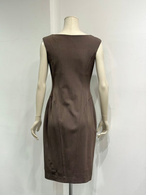 2000s Plein Sud zipper midi dress