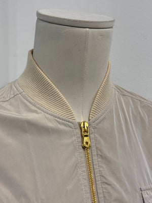 2003 Dolce & Gabbana cropped nylon bomber jacket