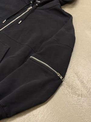 2020s Alexander McQueen multi-zip hoodie