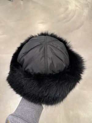 2000s Prada mink fur hat