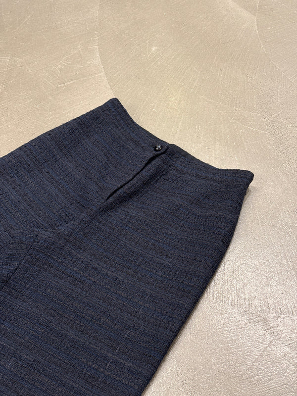 2000s Chanel uniform wide pants