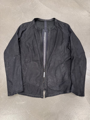 Isaac Sellam artisanal metal spine leather jacket