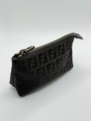 2000s Fendi monogram zucchino pochette