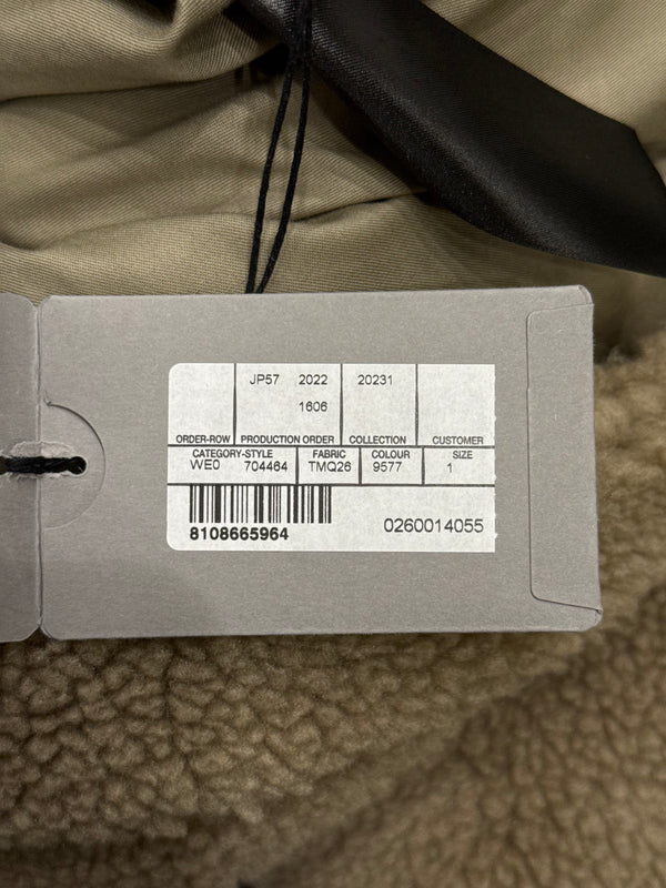2022 Balenciaga oversized trucker fleece jacket