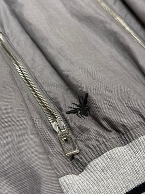 2010s Dior nylon "bee" bomber jacket