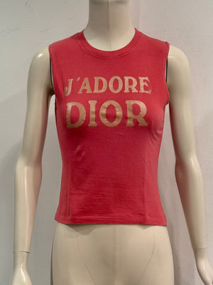 S/S2003 Christian Dior by John Galliano j’adore tank top